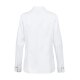Greiff Modern WITH 37.5® Damen Bluse Langarm Kent Regular Weiß/Grau