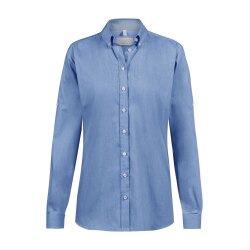 Greiff GASTRO-MODA Damen Bluse Langarm Button-Down...