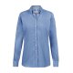 Greiff GASTRO-MODA Damen Bluse Langarm Button-Down Regular Hellblau