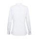 Greiff Essentials PREMIUM Damen Businessbluse Regular Weiß/Grau