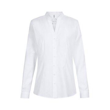 Greiff Corporate LANDHAUS Damen Bluse Langarm V-Neck Regular Weiß