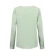 Greiff CHIFFON Damen Chiffon-Bluse Langarm Rundhals Regular Mint