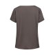 Greiff CHIFFON Damen Bluse Kurzarm Rundhals Regular Taupe
