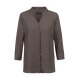 Greiff CHIFFON Damen Chiffon-Bluse 3/4-Arm V-Neck Regular Taupe