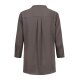 Greiff CHIFFON Damen Chiffon-Bluse 3/4-Arm V-Neck Regular Taupe