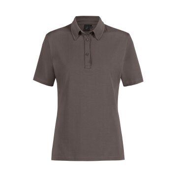 Greiff SHIRTS Damen Poloshirt Kurzarm Kent Regular-Fit Taupe