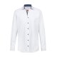 Greiff Modern WITH 37.5® Herren Hemd Langarm Regular Weiß/Blau 39/40