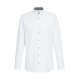 Greiff Essentials PREMIUM Herren Hemd New-Kent Regular Weiß/Grau