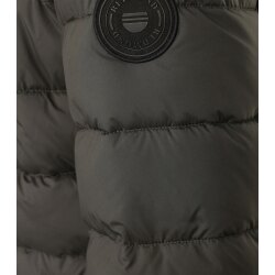 REDMOND Casual Herren Steppjacke Kapuze Comfort-Fit Grün
