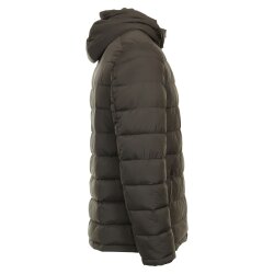 REDMOND Casual Herren Steppjacke Kapuze Comfort-Fit Grün