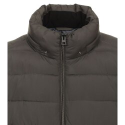 REDMOND Casual Herren Steppjacke Kapuze Comfort-Fit Grün