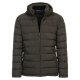 REDMOND Casual Herren Steppjacke Kapuze Comfort-Fit Grün