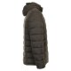REDMOND Casual Herren Steppjacke Kapuze Comfort-Fit Grün