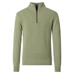 REDMOND Casual Herren Strick-Troyer Zipper Comfort...