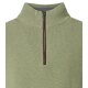 REDMOND Casual Herren Strick-Troyer Zipper Comfort Hellgrün
