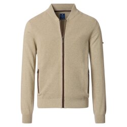 REDMOND Casual Herren Strickjacke Zipper Comfort...