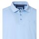 REDMOND Casual Herren Polo-Shirt Kurzarm Regular-Fit Jersey Hellblau
