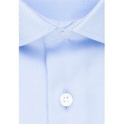 Seidensticker BUSINESS Herren Hemd Langarm Kent Shaped Hellblau