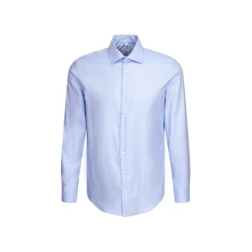 Seidensticker BUSINESS Herren Hemd Langarm Kent Slim Hellblau
