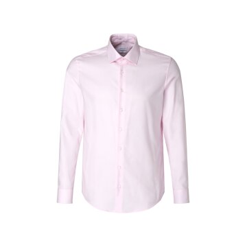 Seidensticker BUSINESS Herren Hemd Langarm Kent Slim-Fit Rosa
