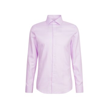 Seidensticker BUSINESS Herren Hemd Langarm Kent Slim-Fit Flieder