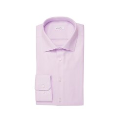 Seidensticker BUSINESS Herren Hemd Langarm Kent Slim-Fit Flieder