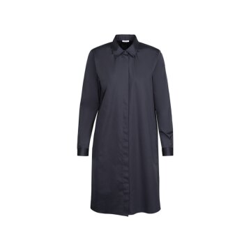Seidensticker KLEID MIDI Satin Damen Langarm  Regular Marine