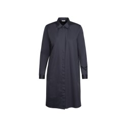 Seidensticker KLEID MIDI Satin Damen Langarm  Regular Marine