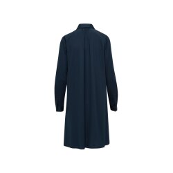 Seidensticker KLEID MIDI Satin Damen Langarm  Regular Marine