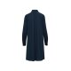 Seidensticker KLEID MIDI Satin Damen Langarm  Regular Marine