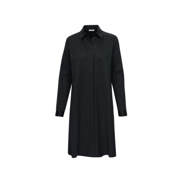 Seidensticker KLEID MIDI Satin Damen Langarm Regular Schwarz
