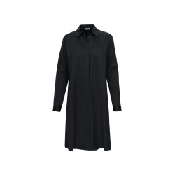 Seidensticker KLEID MIDI Satin Damen Langarm Regular Schwarz