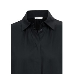 Seidensticker KLEID MIDI Satin Damen Langarm Regular Schwarz