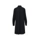 Seidensticker KLEID MIDI Satin Damen Langarm Regular Schwarz
