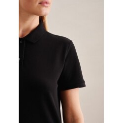 Seidensticker POLO-SHIRT Damen Kurzarm Polokragen Schwarz
