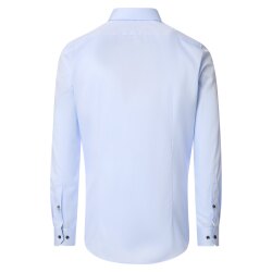 VENTI Herren Businesshemd Langarm Kent Body-Fit Hellblau