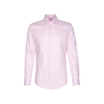 Seidensticker BUSINESS Herren Hemd Langarm New-Kent Slim Rosa