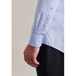 Seidensticker Herren Hemd Langarm Kent Regular Hellblau...