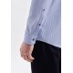 Seidensticker BUSINESS PATCH Herren Hemd Mittelblau gestreift