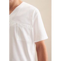 Seidensticker KASACK Herren Kasack Kurzarm V-Neck Regular...