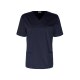 Seidensticker KASACK Herren Kasack Kurzarm V-Neck Regular Marine
