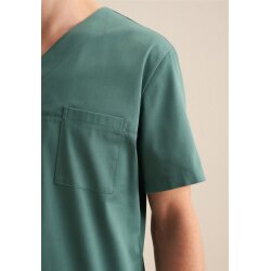Seidensticker KASACK Herren Kasack Kurzarm V-Neck Regular...