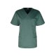 Seidensticker KASACK Herren Kasack Kurzarm V-Neck Regular Grün