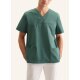 Seidensticker KASACK Herren Kasack Kurzarm V-Neck Regular Grün