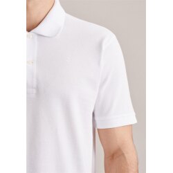 Seidensticker POLO-SHIRT Herren Kurzarm Polokragen Regular Weiß