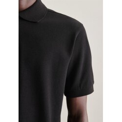 Seidensticker POLO-SHIRT Herren Polo Kurzarm Regular Schwarz