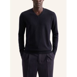 Seidensticker MERINO Herren Pullover Langarm V-Neck Marine