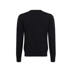 Seidensticker MERINO Pullover Langarm V-Neck Regular Schwarz