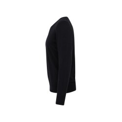 Seidensticker MERINO Pullover Langarm V-Neck Regular Schwarz