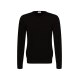 Seidensticker MERINO Pullover Langarm V-Neck Regular Schwarz